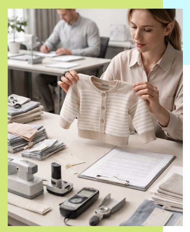 Сертификация детской одежды и текстильных изделий в Топках