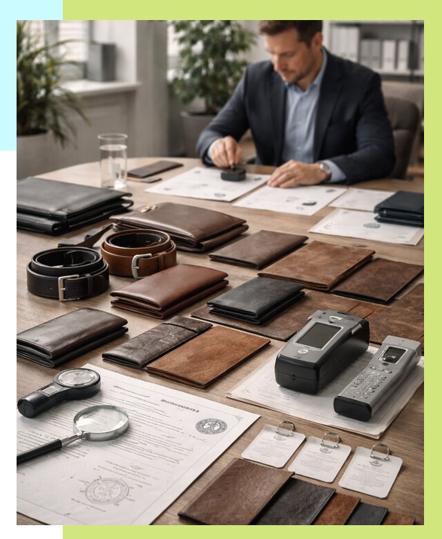 Сертификация кожаных изделий в Топках от 12160 р. | Алешин-Тпк