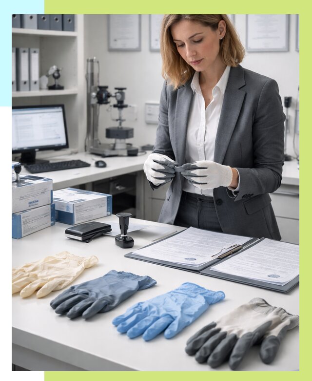 Сертификация перчаток в Топках от 8613 р. | Алешин-Тпк