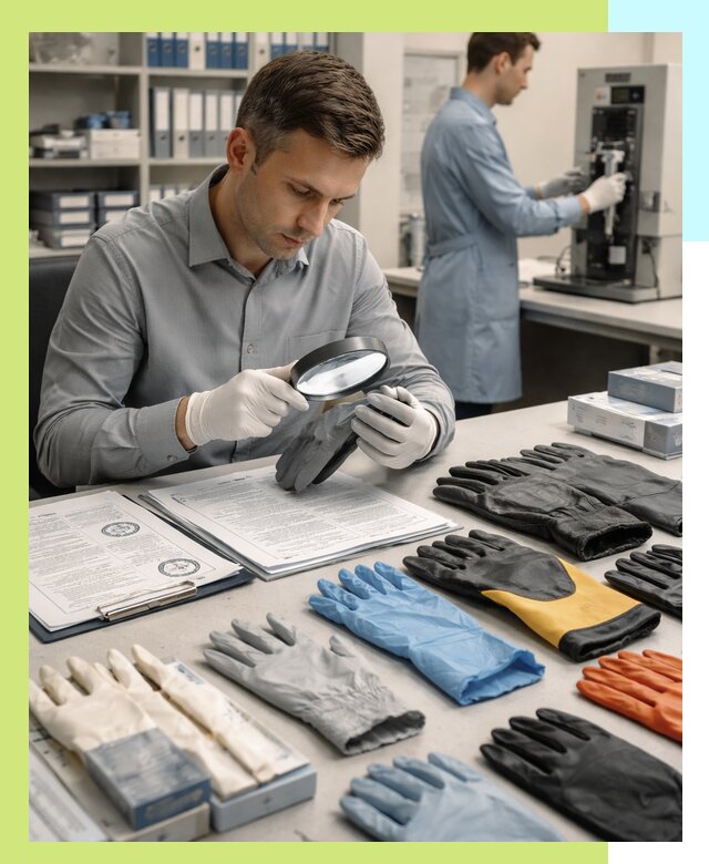 Сертификация перчаток и средств защиты продукции в Топках