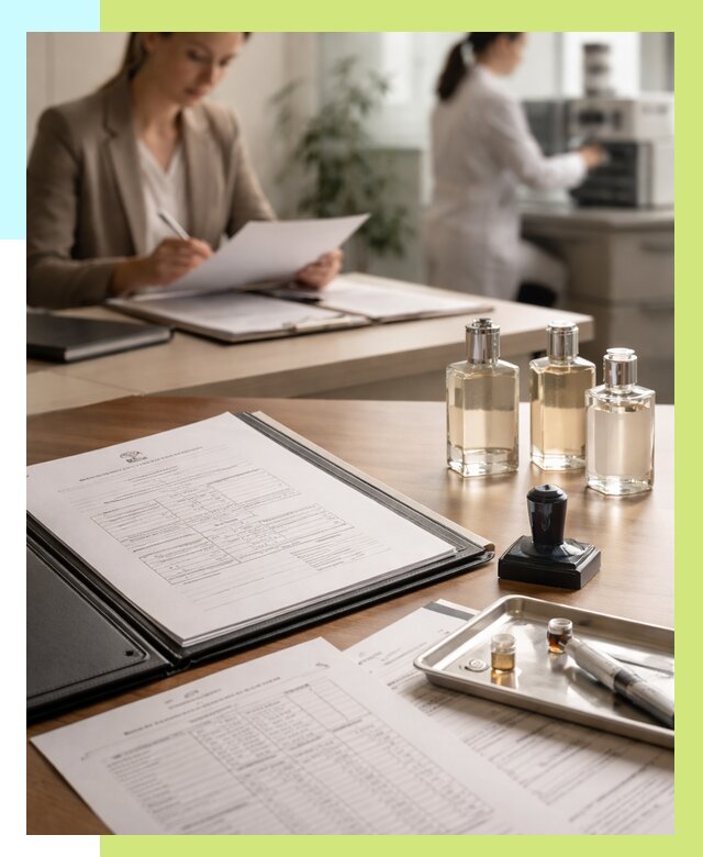 Сертификация парфюмерии в Топках от 15200 р. | Алешин-Тпк