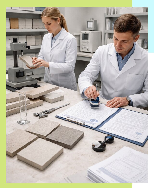 Сертификация плитки и керамики в Топках с документами