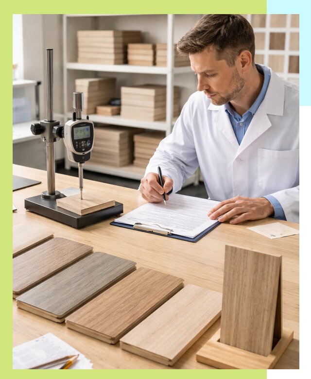 Сертификация ламината с испытаниями и оформлением документов в Топках