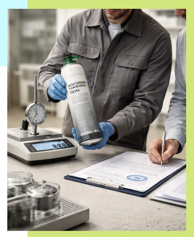 Сертификация монтажной пены в Топках от 15200 р. | Алешин-Тпк