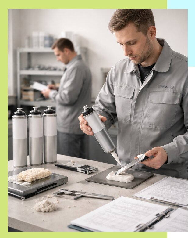 Сертификация монтажной пены и соответствие стандартам в Топках