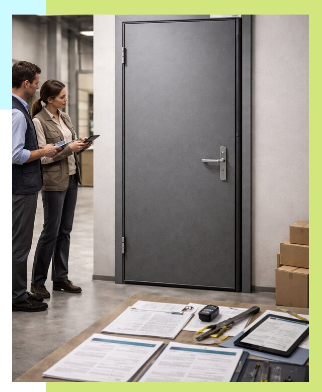 Сертификация противопожарных дверей в Топках от 9120 р. | Алешин-Тпк