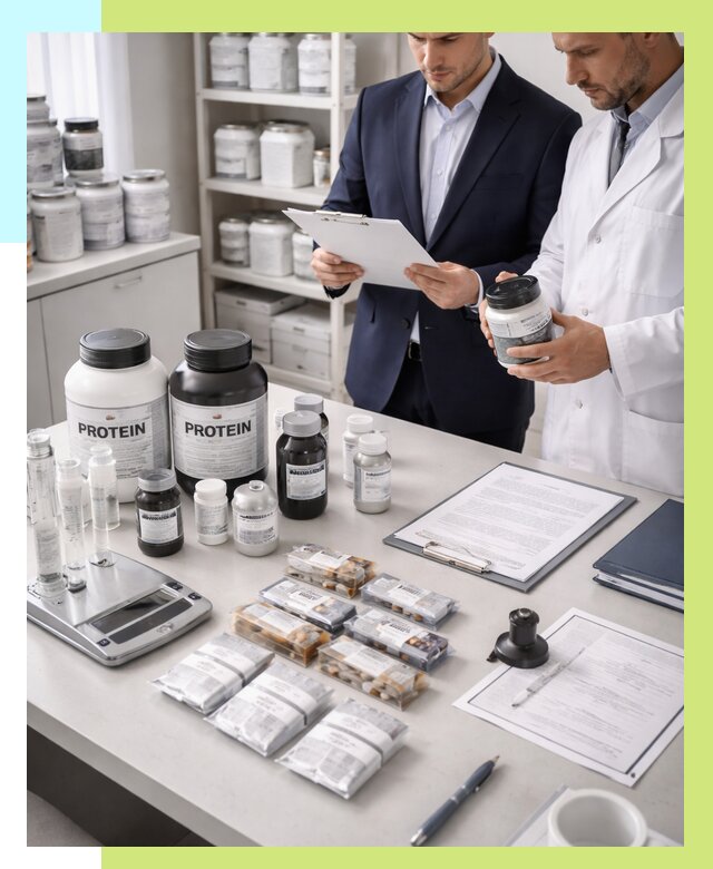 Сертификация спортивного питания в Топках от 15200 р., Алешин-Тпк