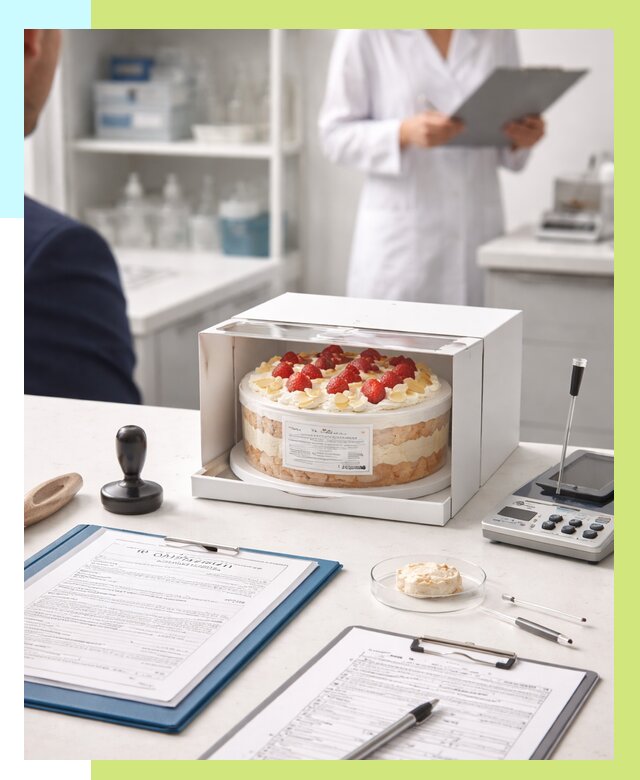 Сертификация тортов в Топках от 9120 р. заказать | Алешин-Тпк