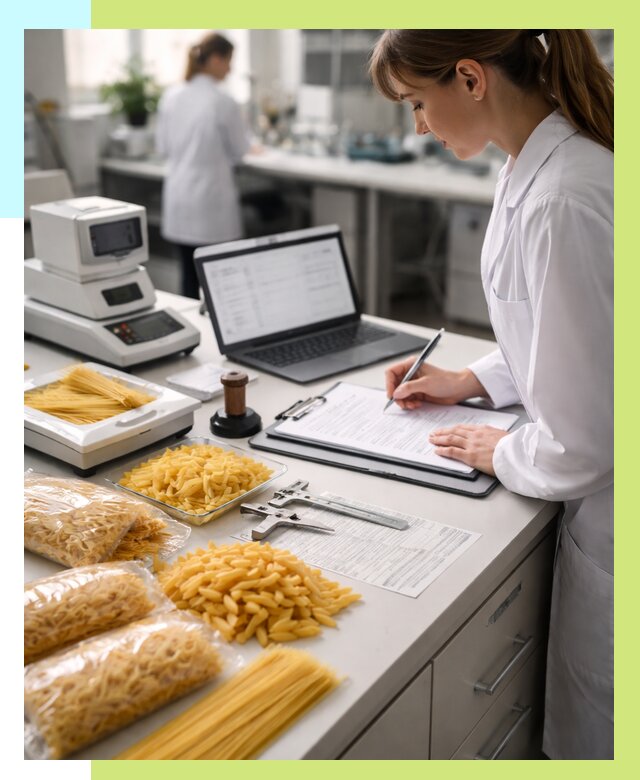 Сертификация макаронных изделий в Топках от 15200 р. | Алешин-Тпк