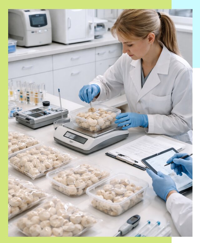 Сертификация пельменей и мясных полуфабрикатов в Топках