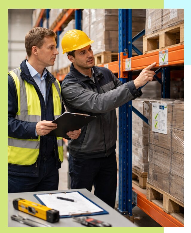 Сертификация стеллажей и складского оборудования в Топках