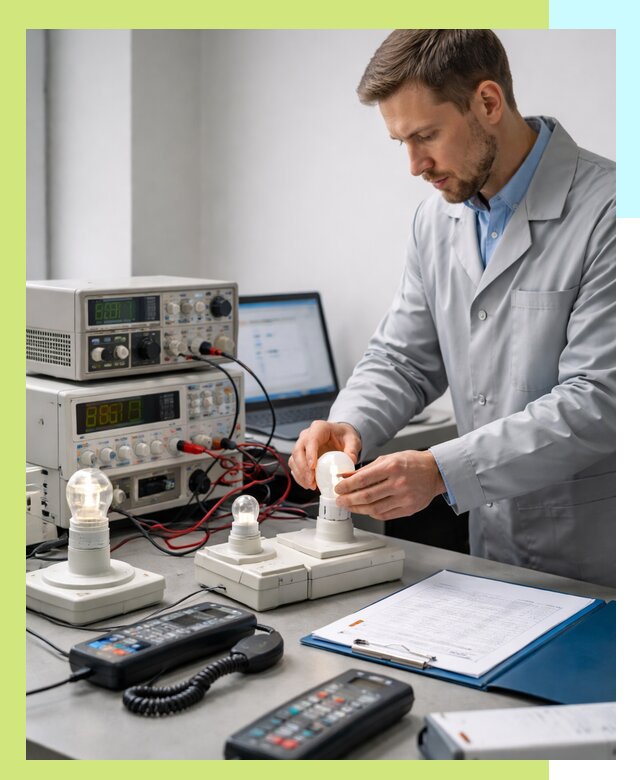 Сертификация ламп и светильников в Топках по нормативам