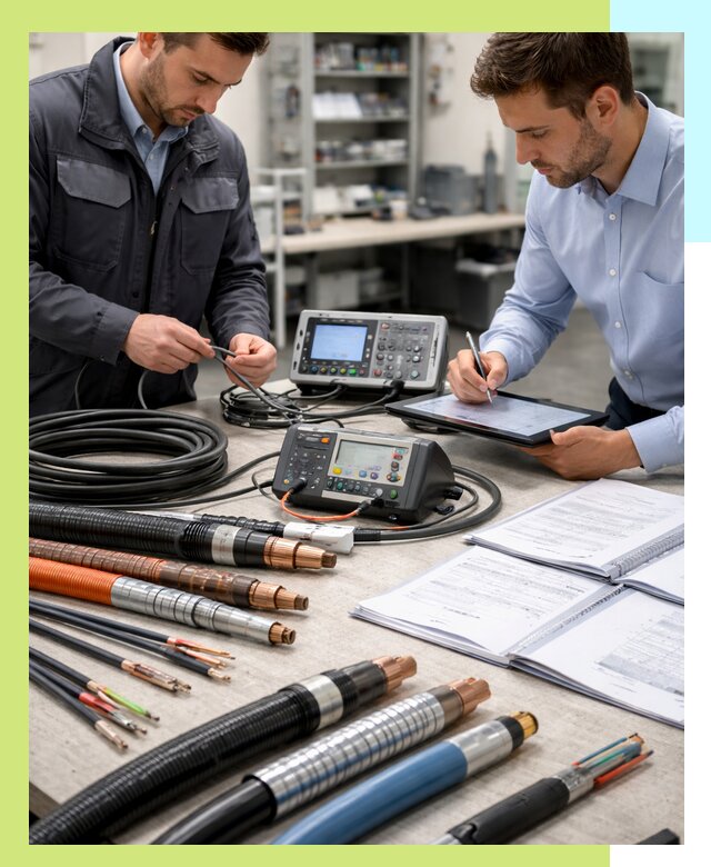 Сертификация кабеля и электропроводки в Топках под ключ