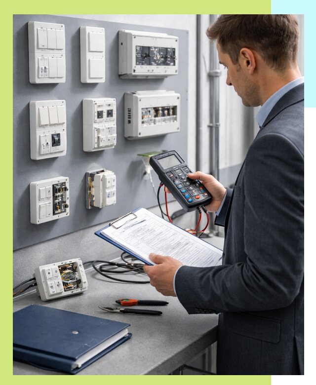 Сертификация электрических и автоматических выключателей в Топках