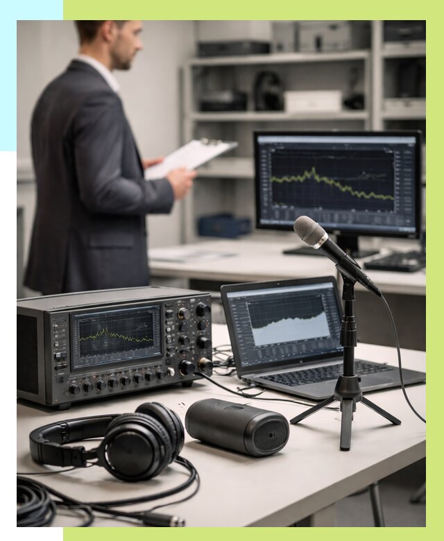 Сертификация аудиотехники в Топках от 15200 р., Алешин-Тпк