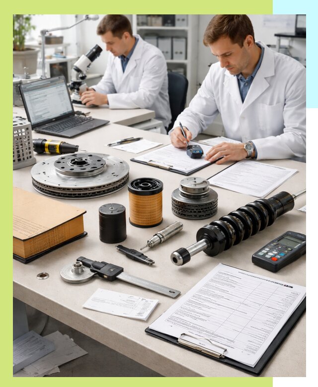 Сертификация автозапчастей и комплектующих в Топках по ГОСТ