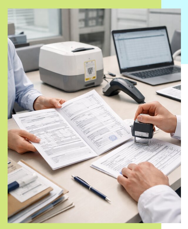 Оформление паспорта на товар и сопроводительных документов в Топках