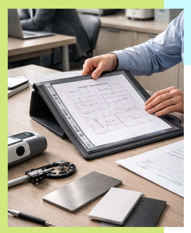 Оформление паспорта материала для продукции в Топках