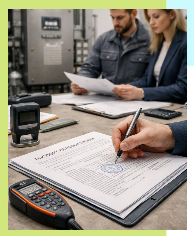 Оформление паспорта эксплуатации оборудования в Топках