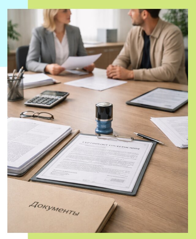 Сертификат соответствия на продукцию в Топках от 15200 р.|Алешин-Тпк