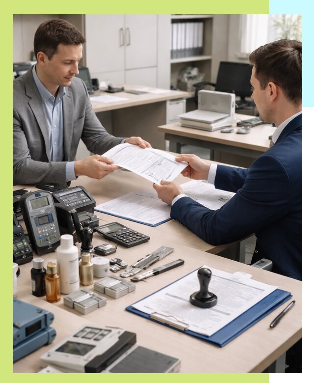 Оформление и получение заключения РЧЦ для оборудования в Топках