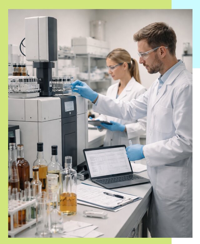 Выдача заключения о спиртосодержании продукции в Топках