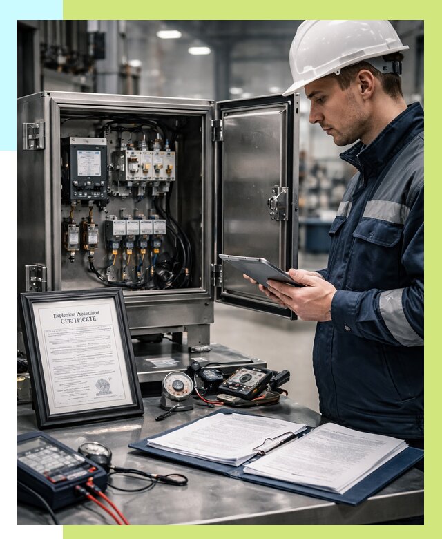 Сертификат взрывозащиты в Топках от 45599 р. | Алешин-Тпк