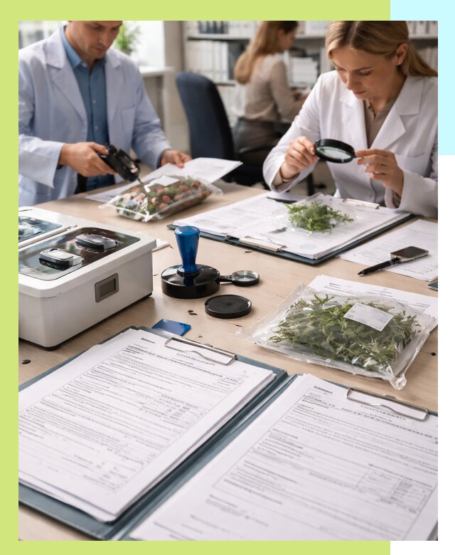 Оформление карантинного сертификата для растений в Топках