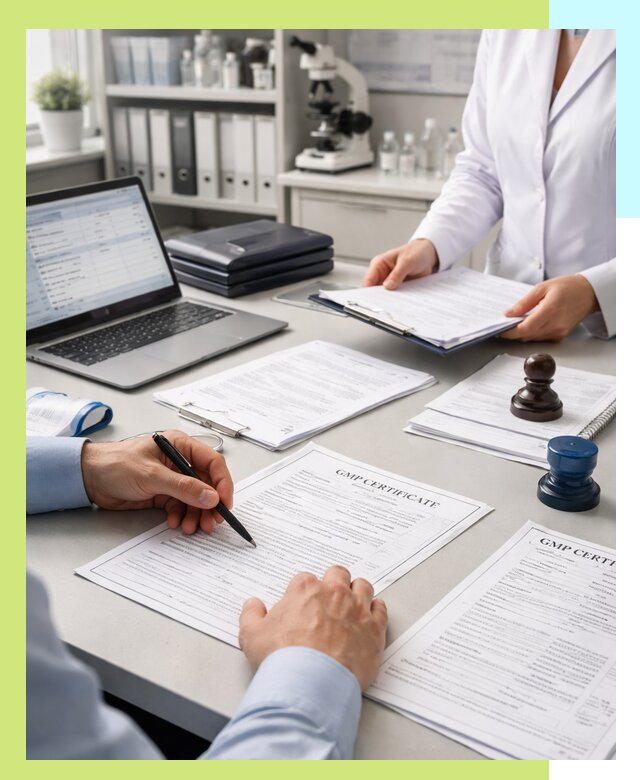 Оформление сертификата GMP в Топках для фармпроизводства