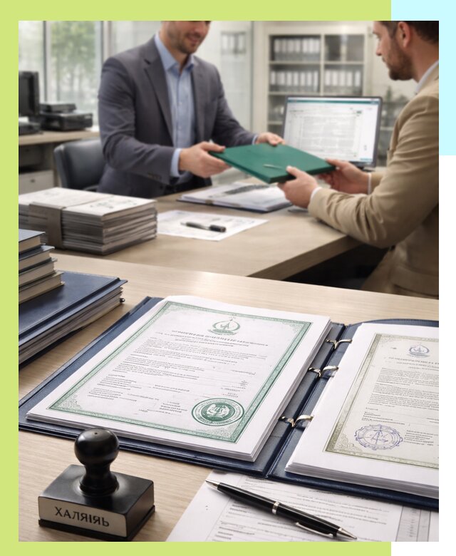 Выдача Халяль сертификата для продукции и услуг в Топках
