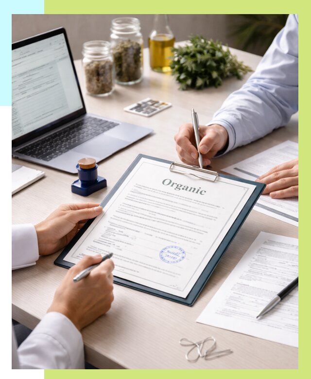 Оформление сертификат органик в Топках от 30399 р. | Алешин-Тпк