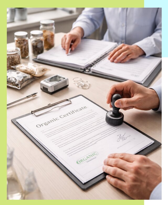 Получение органик сертификата для продукции в Топках