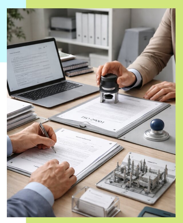 Сертификат ISO 29001 в Топках под ключ от 75998 р. | Алешин-Тпк