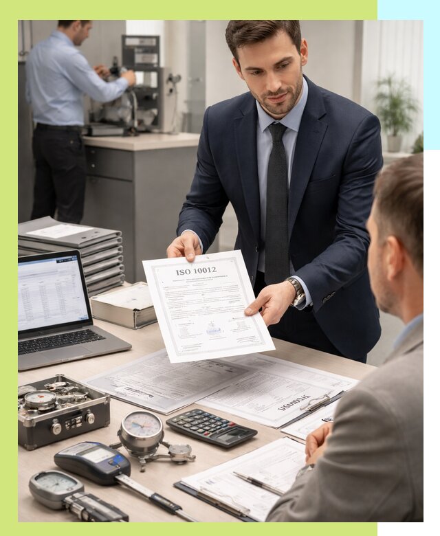 Выдача сертификата ISO 10012 по требованиям метрологии в Топках