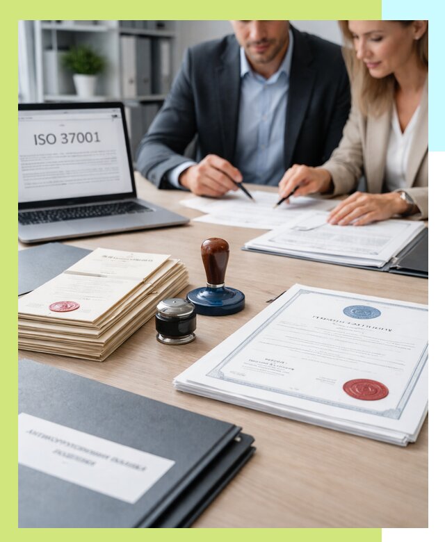 Получение сертификата ISO 37001 по системе борьбы с коррупцией в Топках