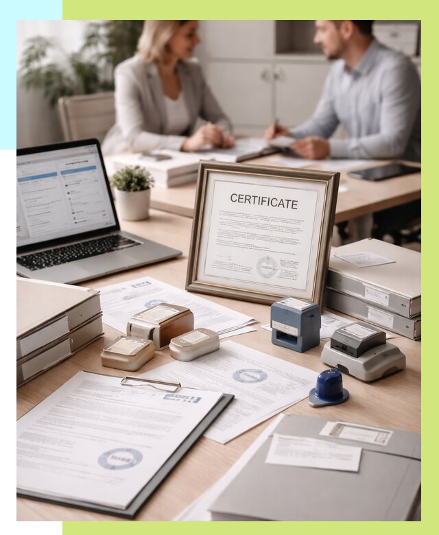 Сертификация компании в Топках от 45599 р. | Алешин-Тпк — заказ